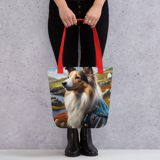 Tote bag-Shetland Sheepdog