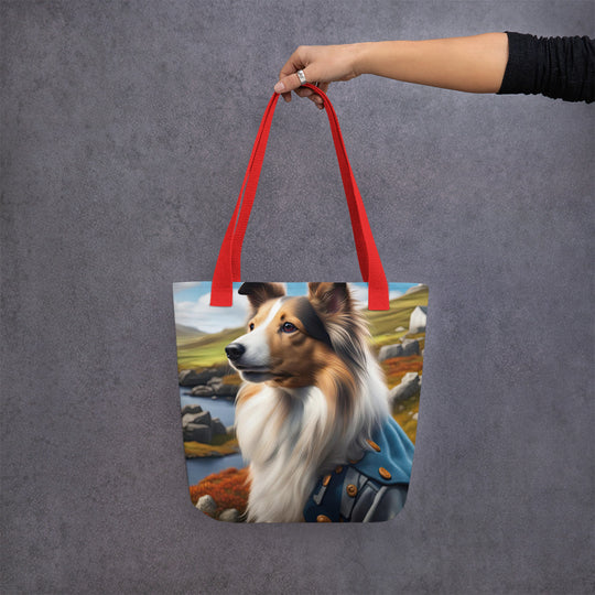 Tote bag-Shetland Sheepdog