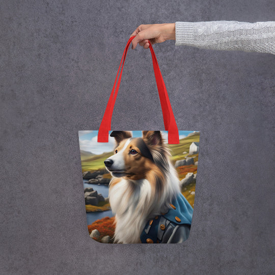 Tote bag-Shetland Sheepdog