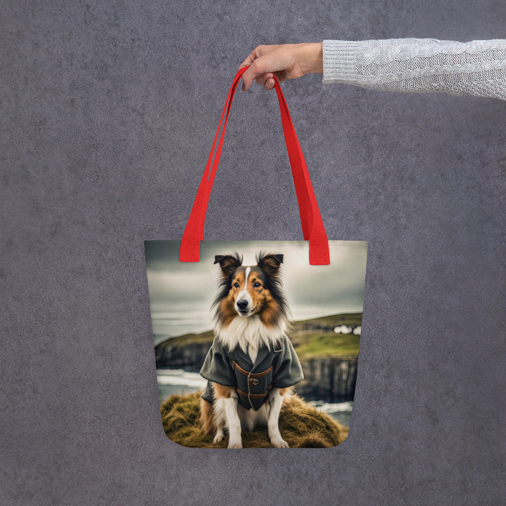 Tote bag-Shetland Sheepdog V3