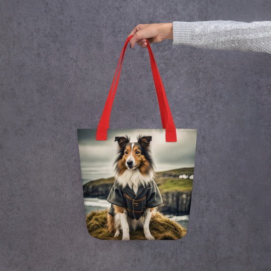 Tote bag-Shetland Sheepdog V3