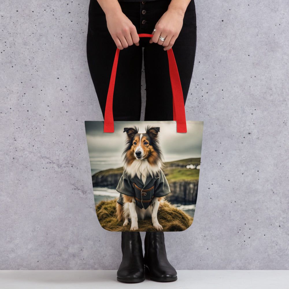 Tote bag-Shetland Sheepdog V3