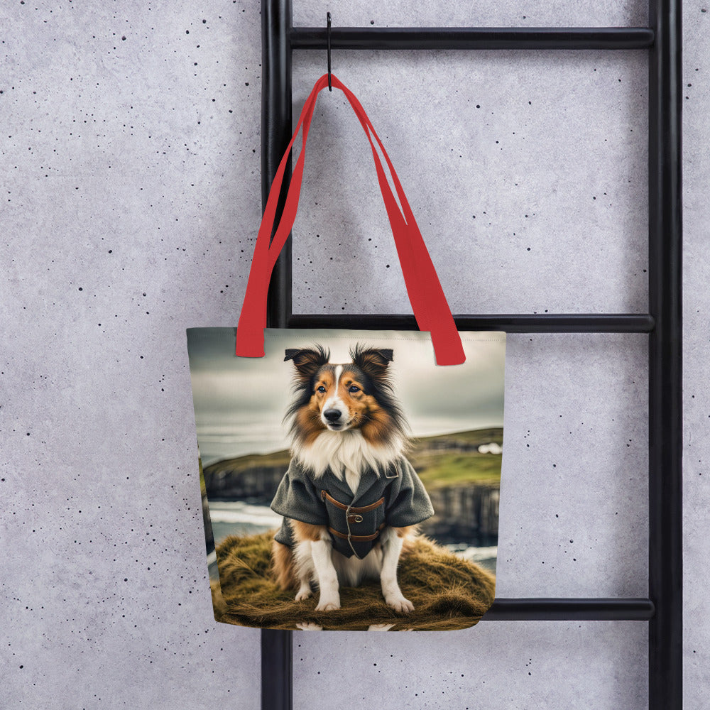 Tote bag-Shetland Sheepdog V3