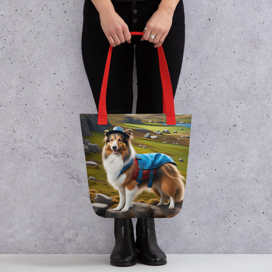 Tote bag-Shetland Sheepdog V4