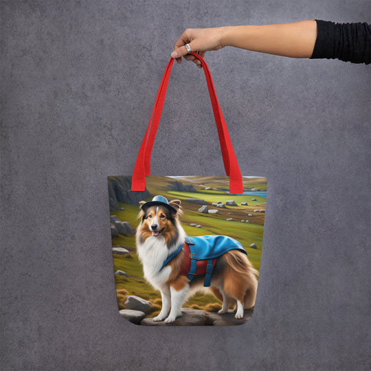 Tote bag-Shetland Sheepdog V4