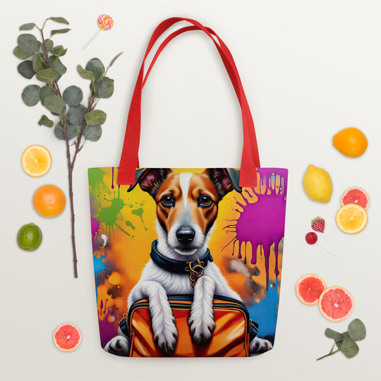 Tote bag-Smooth Fox Terrier