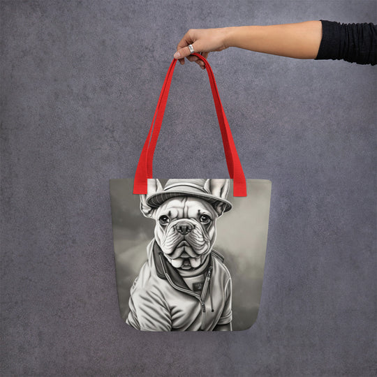 Tote bag-French Bulldog Golfer V41