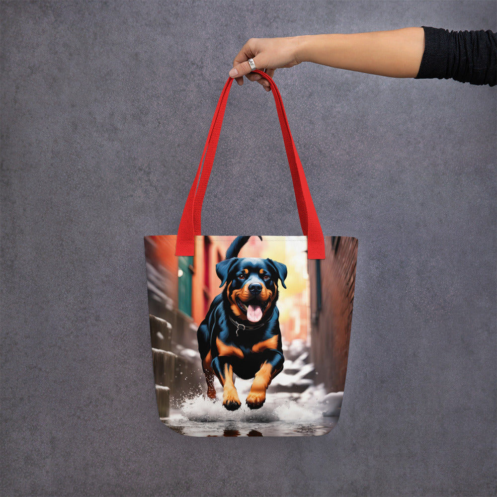 Tote bag-Rottweiler V14