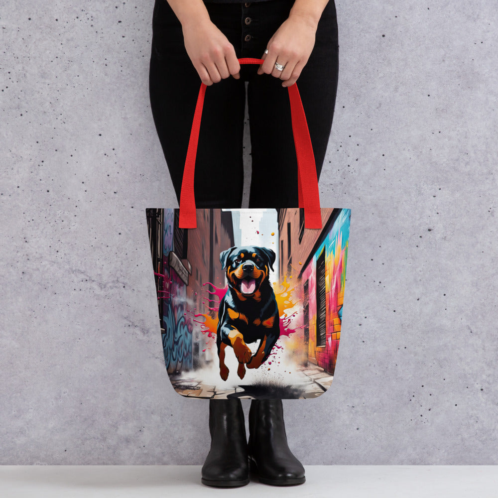 Tote bag-Rottweiler V5