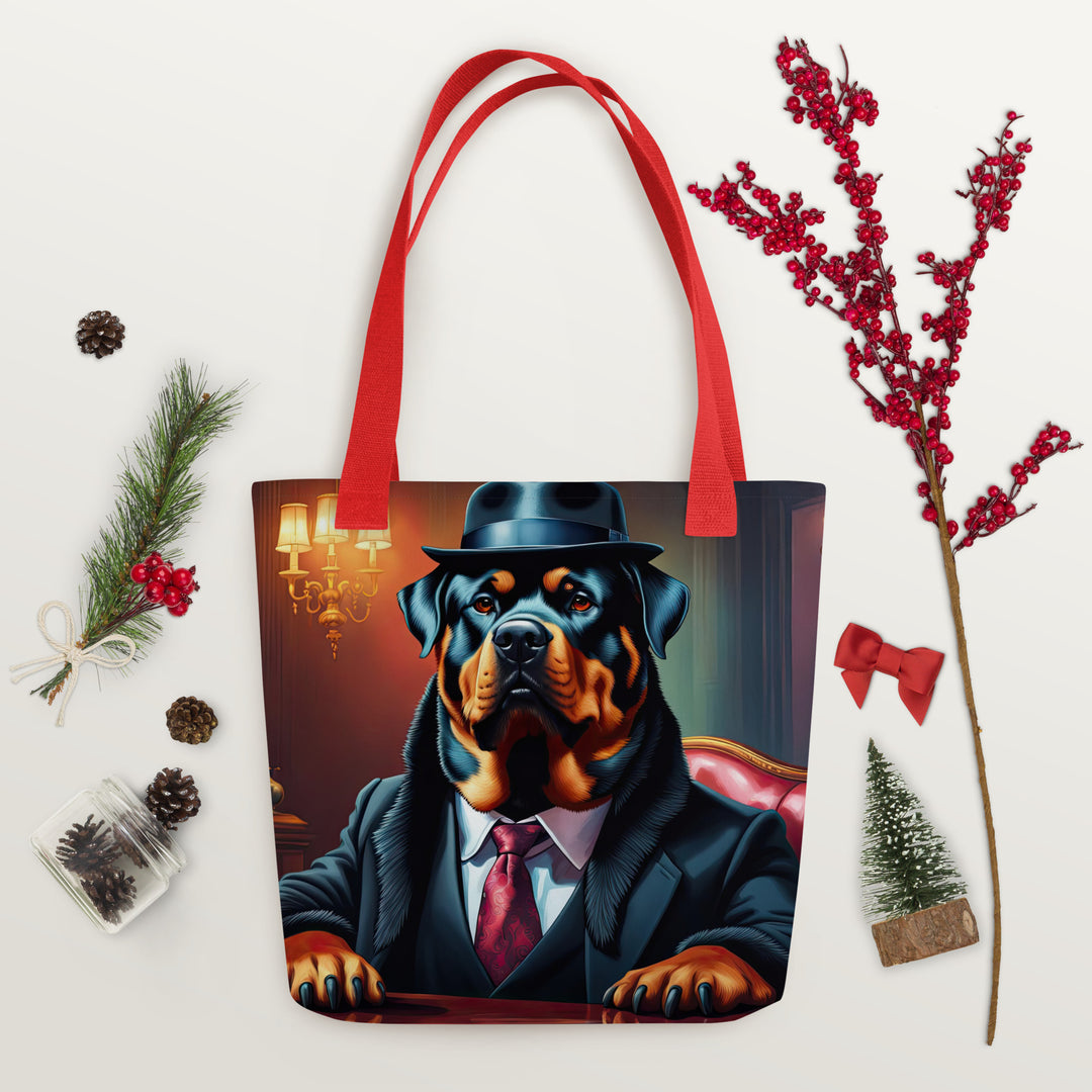 Tote bag-Rottweiler