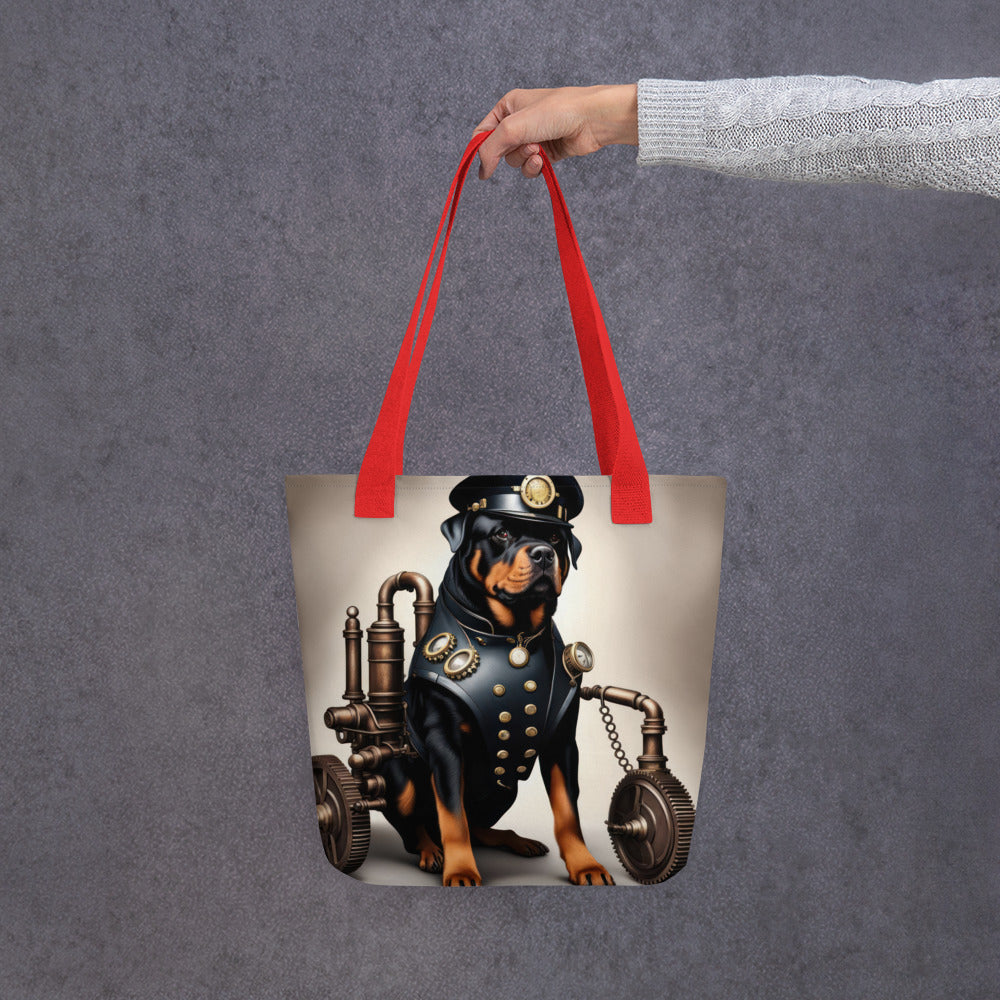 Tote bag-Rottweiler V21