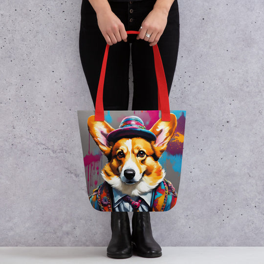 Tote bag-Pembroke Welsh Corgi V7