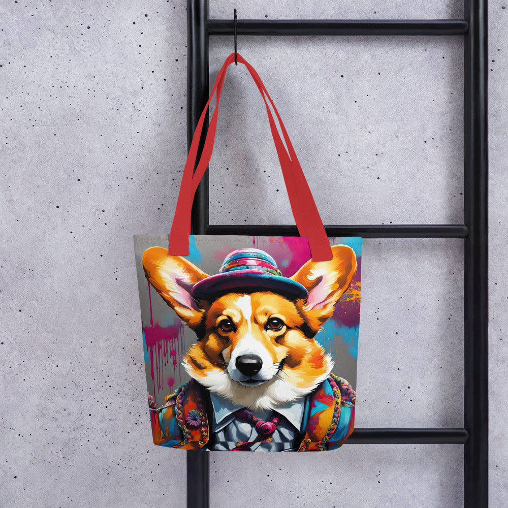 Tote bag-Pembroke Welsh Corgi V7