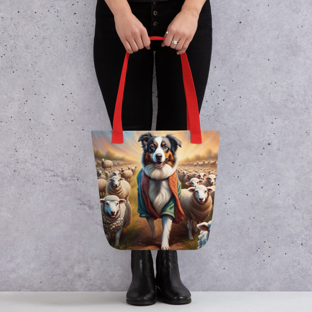 Tote bag-Australian Shepherd V3