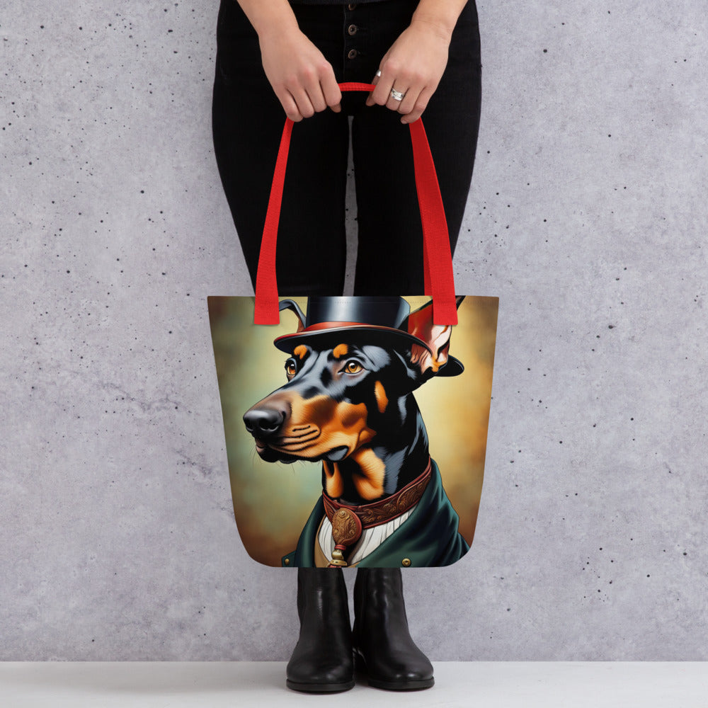 Tote bag-Doberman Pinscher V6