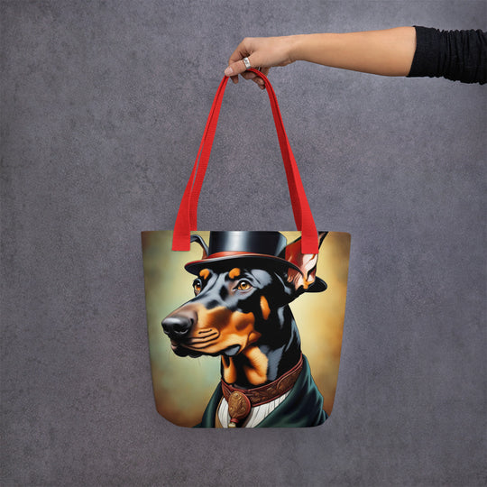 Tote bag-Doberman Pinscher V6