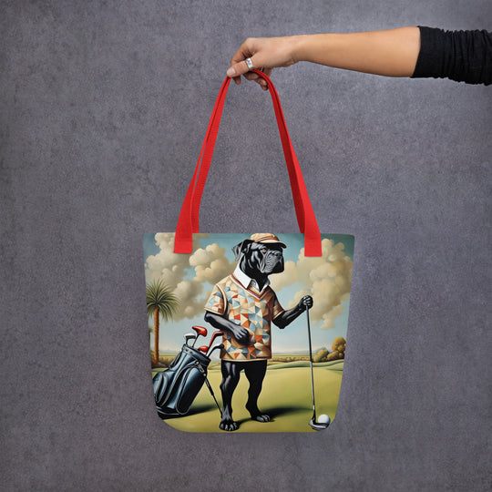 Tote bag-Cane Corso Golfer V4