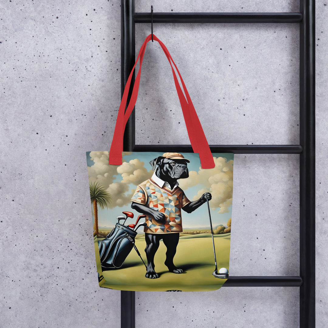 Tote bag-Cane Corso Golfer V4