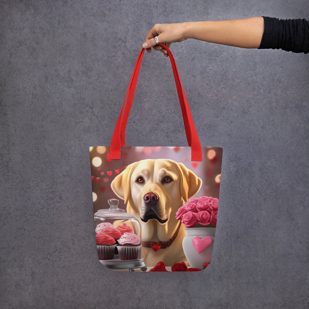 Tote bag-Labrador Retriever Romantic V2