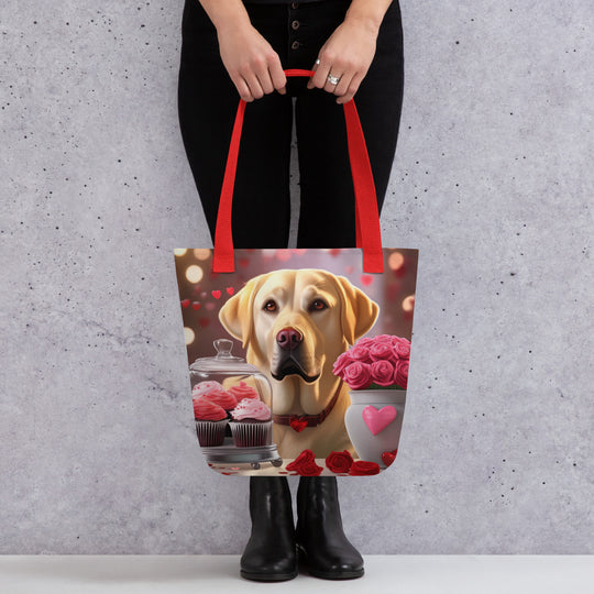 Tote bag-Labrador Retriever Romantic V2