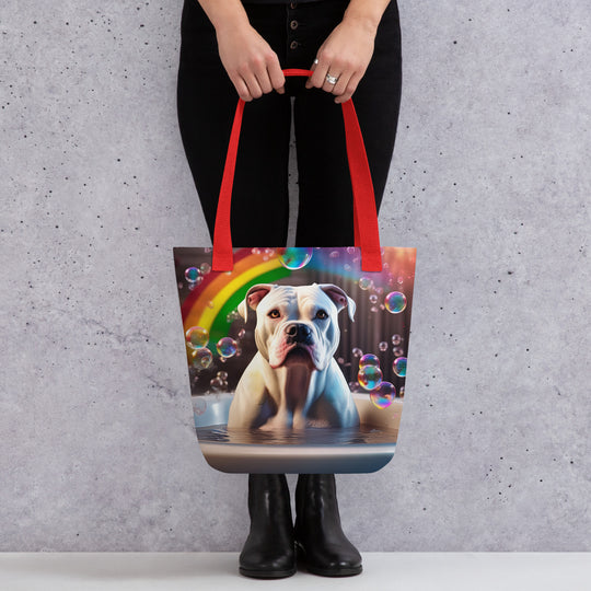 Tote bag- American Bulldog Romantic