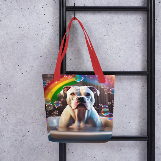 Tote bag- American Bulldog Romantic