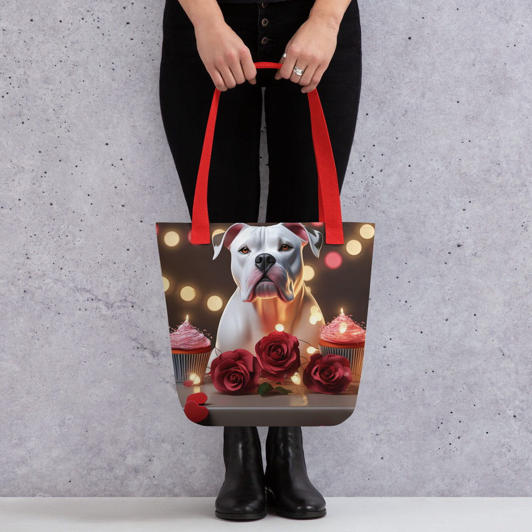 Tote bag-American Bulldog Romantic V2