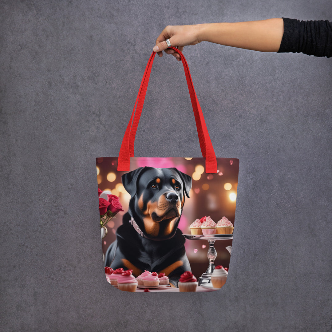 Tote bag-Rottweiler Romantic V2