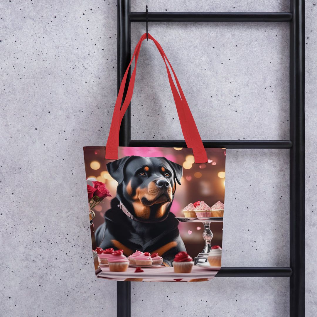 Tote bag-Rottweiler Romantic V2