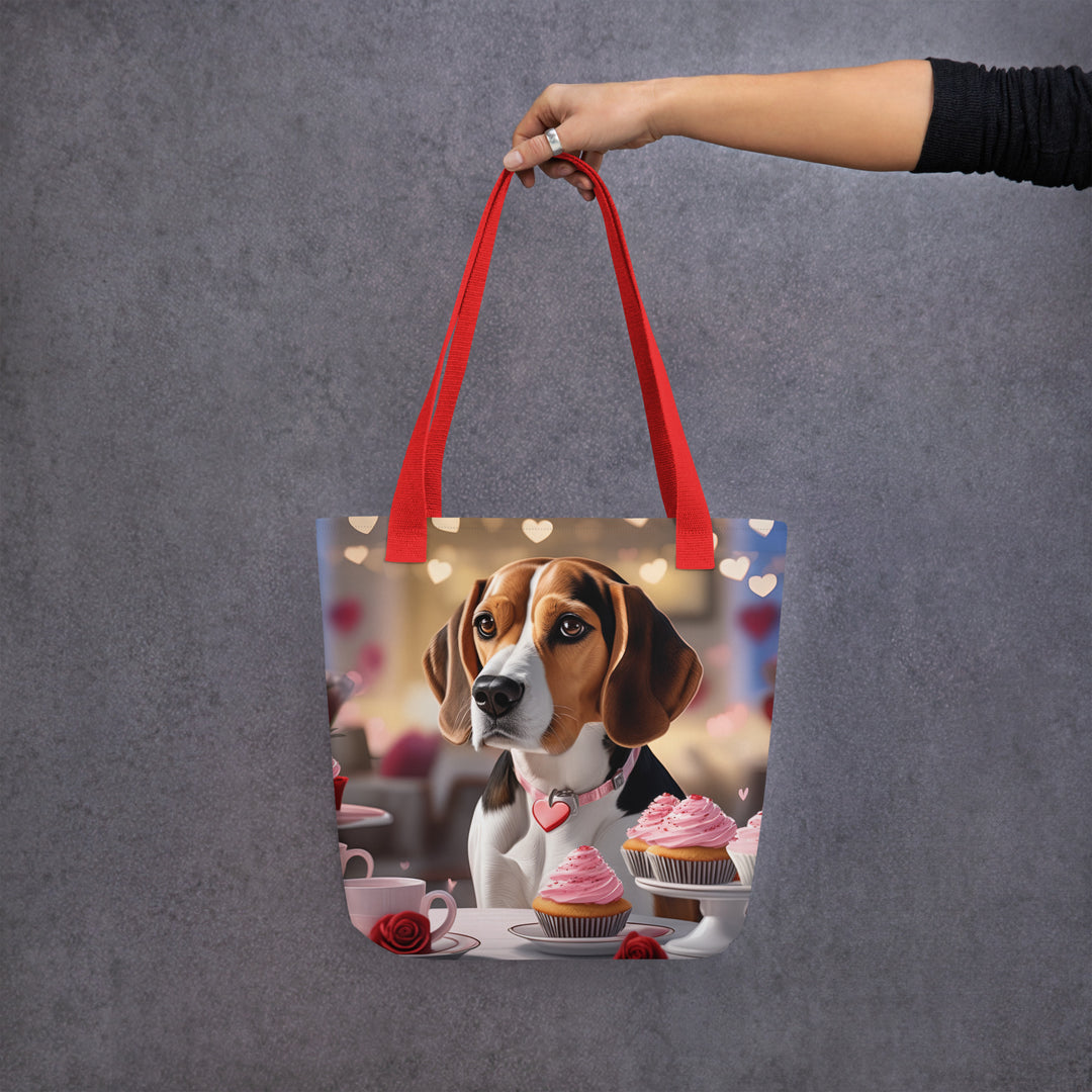 Tote bag-Beagle Romantic V2