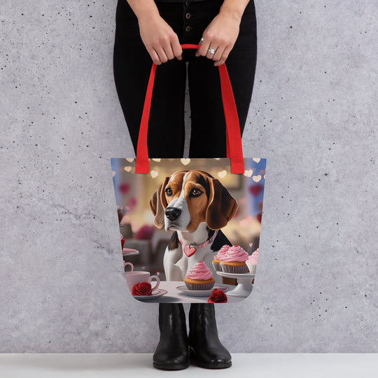 Tote bag-Beagle Romantic V2