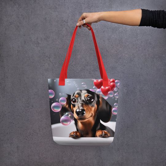 Tote bag-Dachshund Romantic V2