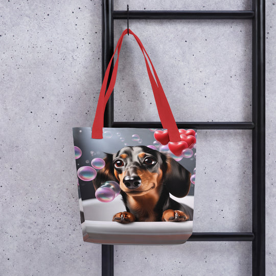 Tote bag-Dachshund Romantic V2