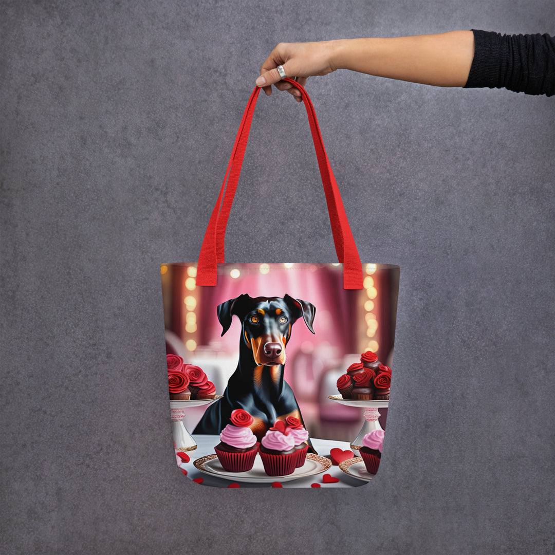 Tote bag-Doberman Pinscher  Romantic V2