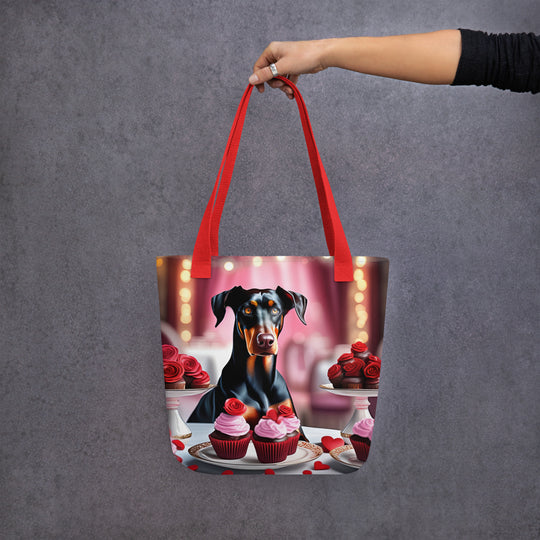 Tote bag-Doberman Pinscher  Romantic V2