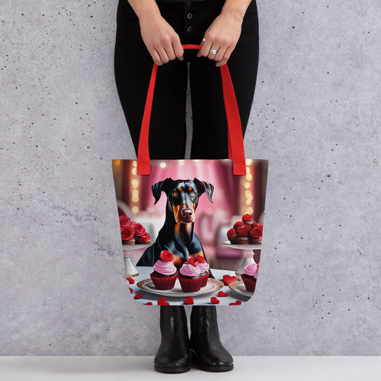 Tote bag-Doberman Pinscher  Romantic V2