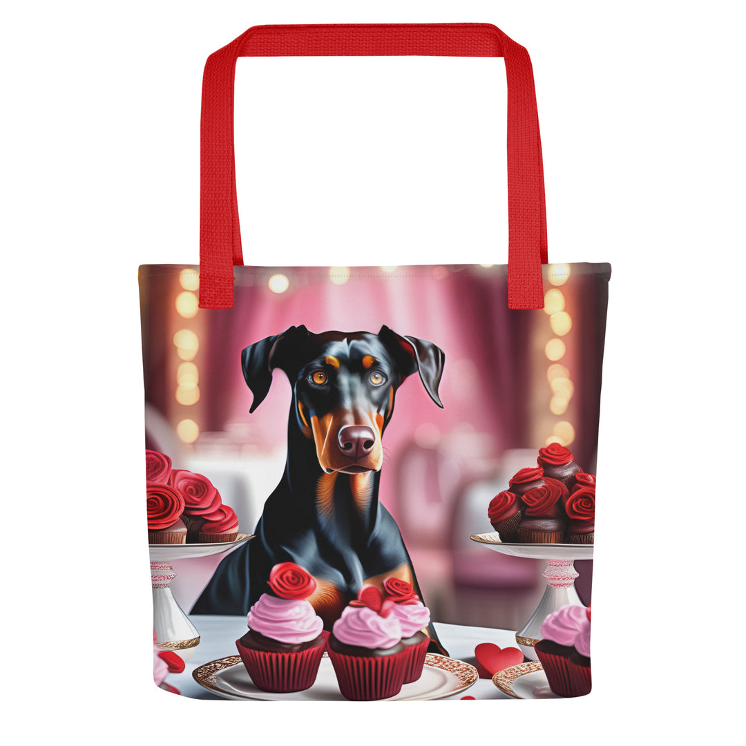 Tote bag-Doberman Pinscher  Romantic V2