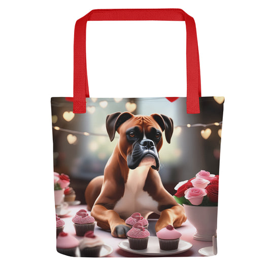 Tote bag-Boxer Romantic V2