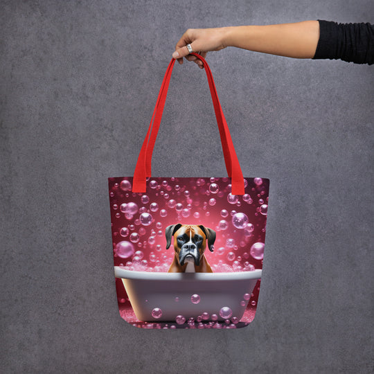 Tote bag-Boxer Romantic V3