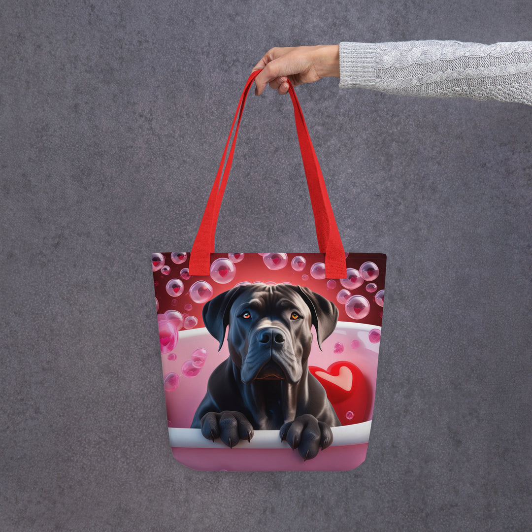 Tote bag-Cane Corso Romantic V2