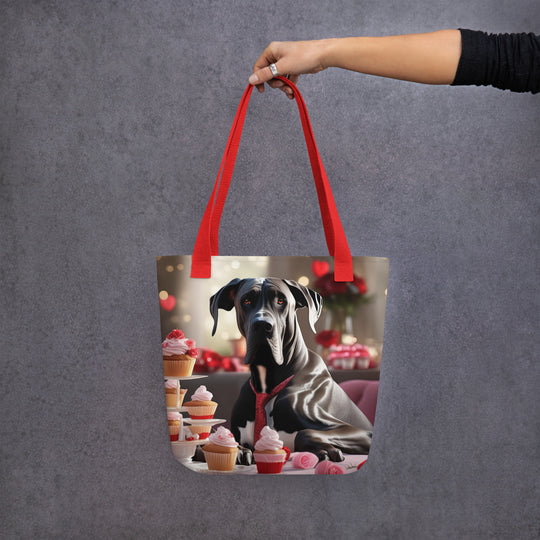 Tote bag-Great Dane Romantic V2