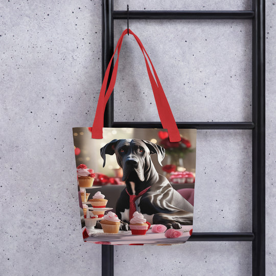 Tote bag-Great Dane Romantic V2