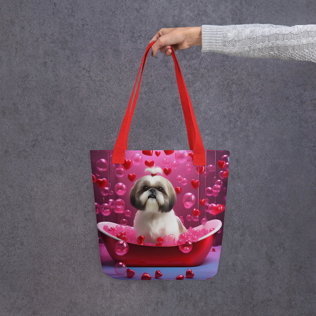 Tote bag-Shih Tzu Romantic