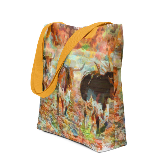 Tote bag - Longhorn Cattle