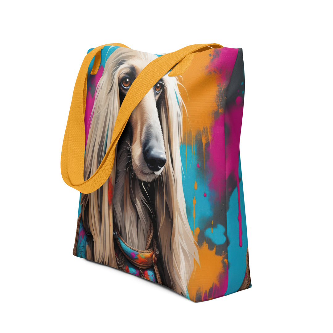 Tote bag-Afghan Hound