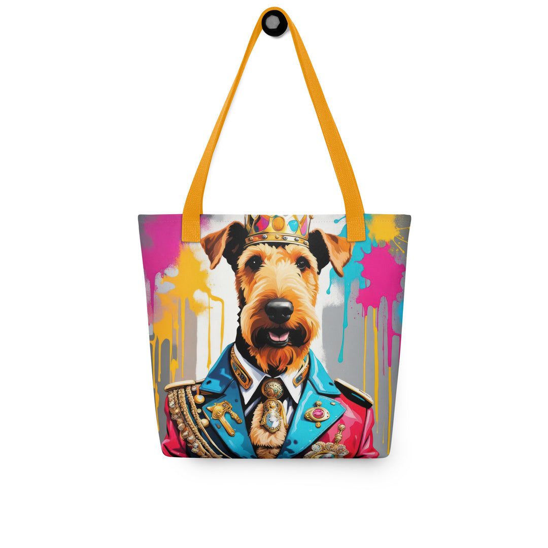 Tote bag-Airedale Terrier