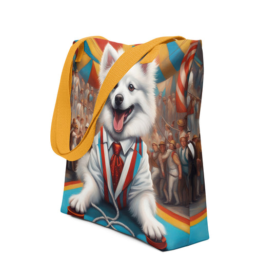 Tote bag-American Eskimo Dog V2