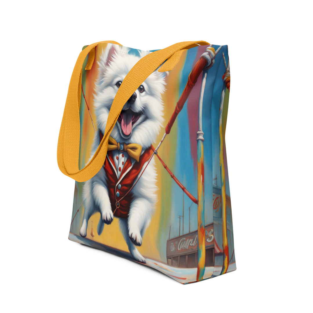 Tote bag-American Eskimo Dog