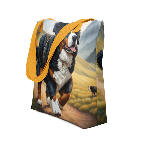 Tote bag-Bernese Mountain Dog