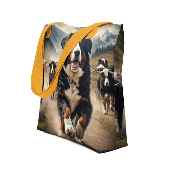 Tote bag-Bernese Mountain Dog V2